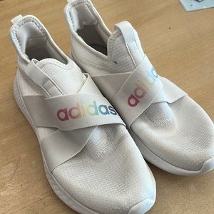 Adidas slip on cross training tennis shoes